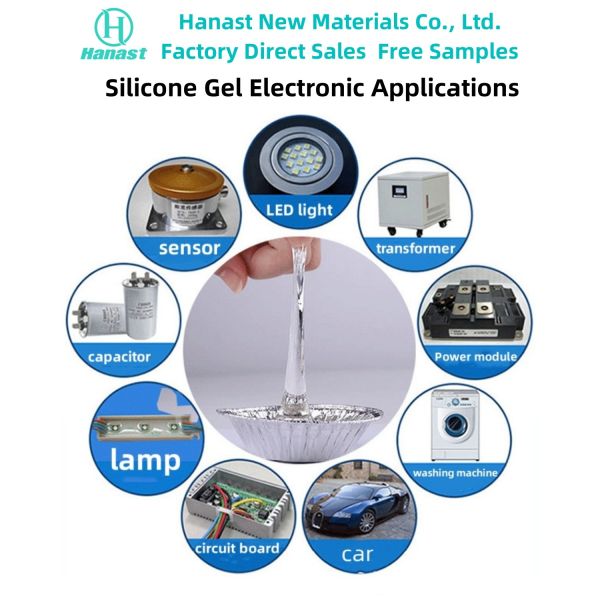 Waterproof RTV Silicone Gel Electronic Encapsulant for PCB Potting LED Gel Dielctrico for LED Lighting