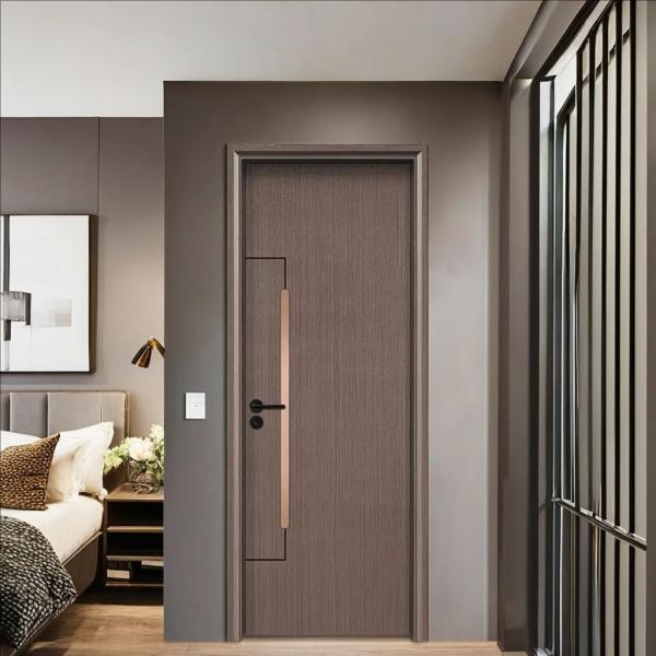 Termite Proof WPC Hollow Door with Sound Insulation 30dB and Stainless Steel Hinge for Residential and Commercial Use