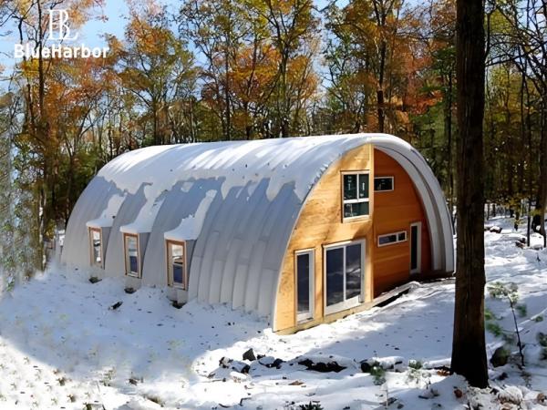 Prefabricated Steel Arch Home / Light Steel Arch Cabin House