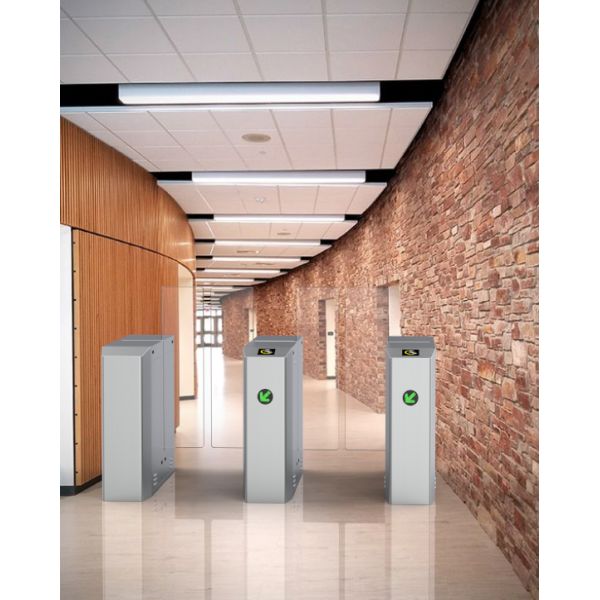 RFID Card Sliding Gate Turnstile Electronic Stainless Steel 1400mm*330mm*980mm