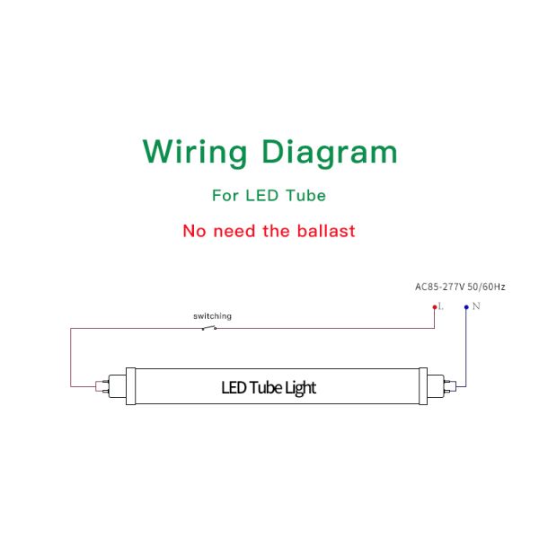 5500lm FA8 Led Tube Waterproof Wardrobe 90W 100 Watt Led Tube Light