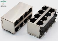 Puerto múltiple de 90 grados RJ45 Conector hembra MJ5988-B024-HRH1 1.5A 125VAC