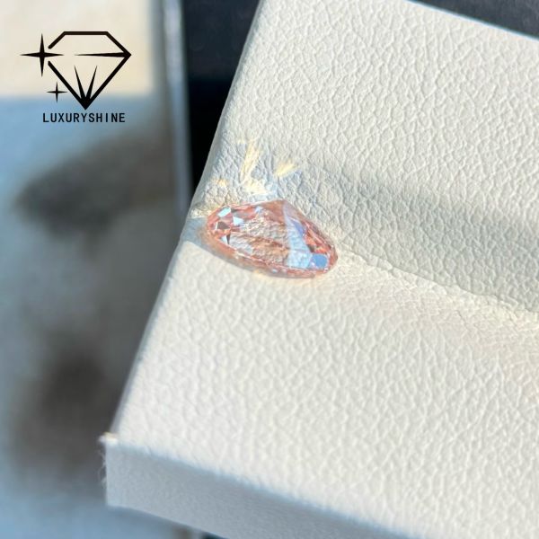 LuxuryShine 1-10CT Fancy pink Oval Lab Grown Diamond VVS-VS Loose Diamonds Customized jewelry with IGI Certificate﻿