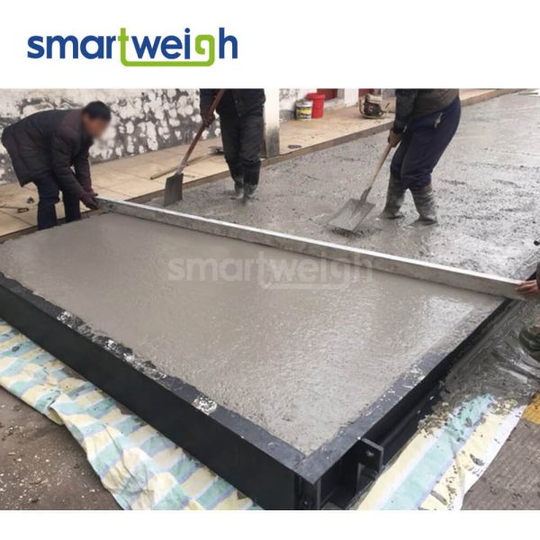 Durable Reinforced Concrete Weighbridge Scale Precast Truck Scale Weighbridge For Heavy Loads