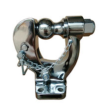 STAINLESS STEEL 304 PINTLE HOOK Electroplated Tiger Head Trailer Tow Hook With Lock / Bolt /Hitch STEEL TOOK HOOK