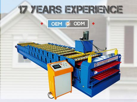 double roll forming roofing machine