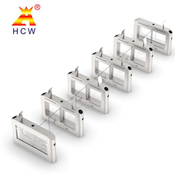 Porta sem escova do torniquete do balanço do motor da porta pedestre de aço inoxidável do torniquete