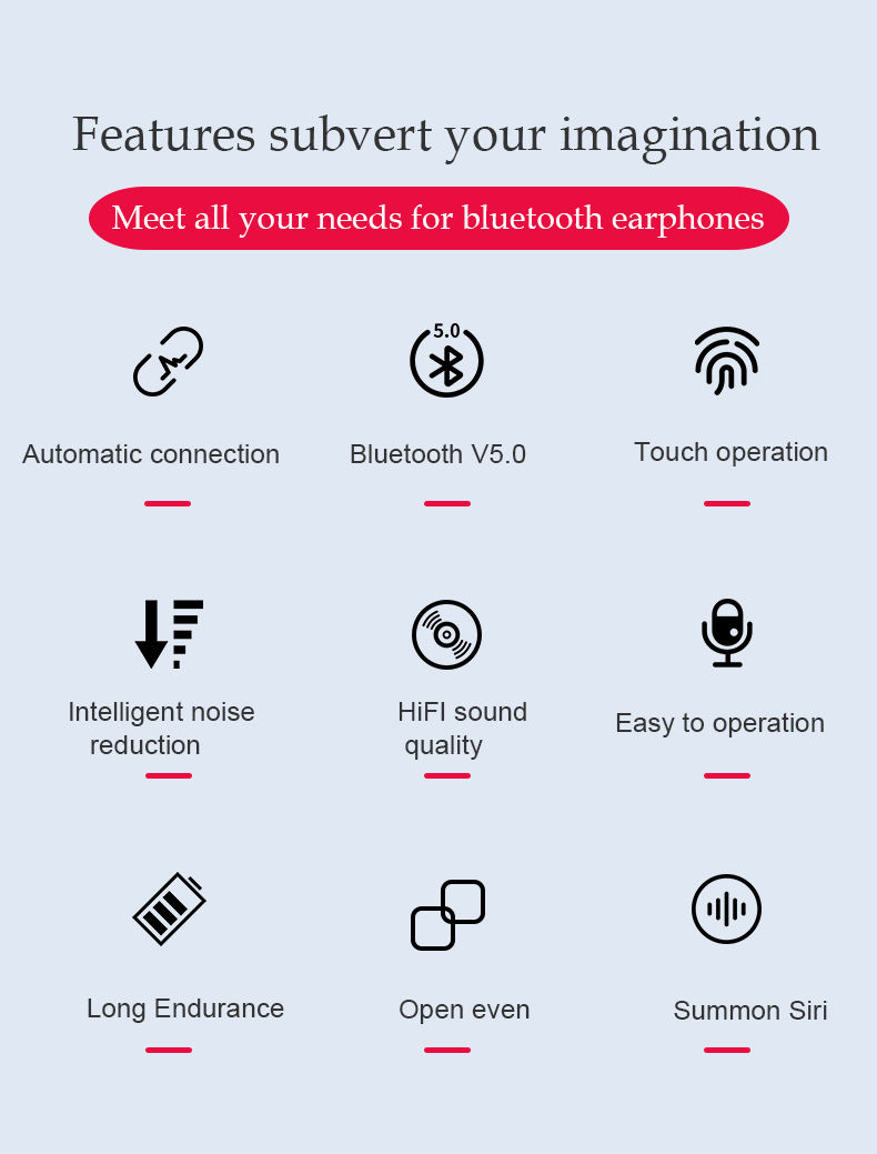 ODM True Wireless Sport Earbuds Led Display Tws Sports Headphones