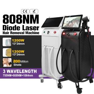 Vertical Professional Painless Lazer 808 nm Titanium Beauty Device Diode Laser
