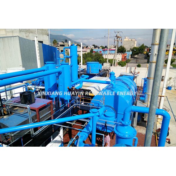 Catalyst Diesel Huayin Tyre Pyrolysis Equipment Bangladesh