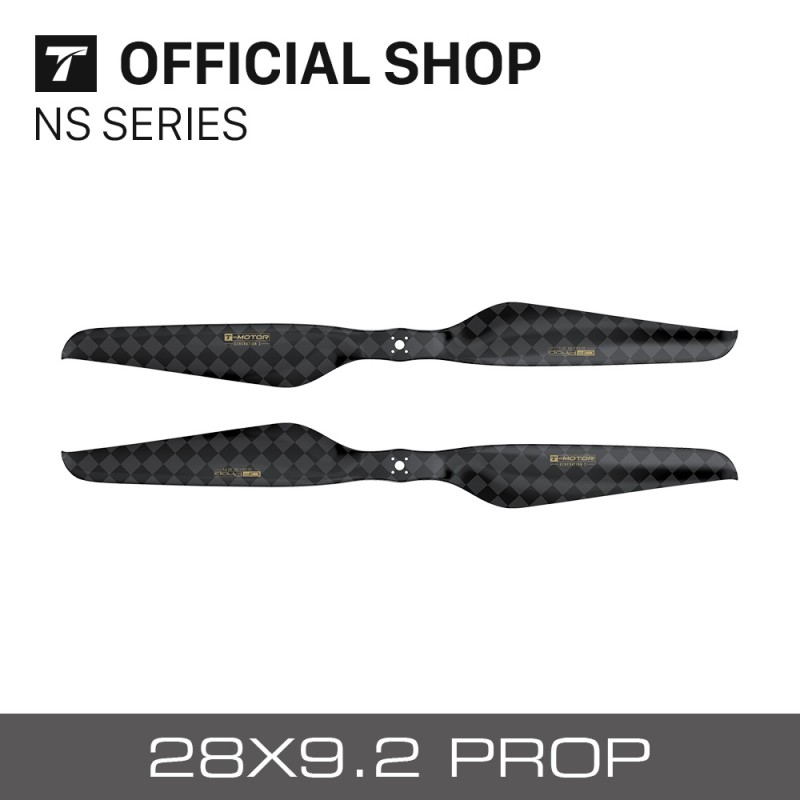 Factory Outlet T-MOTOR NS28*9.2 Carbon Light Large Quadcopter 20 22 24 26 27 29 30 Inch RC Aircraft Drone Propeller