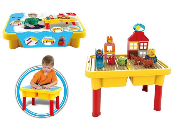 Toddler Role Play Learning Building Blocks / Kids Educational Toys W / Train Dump Truck