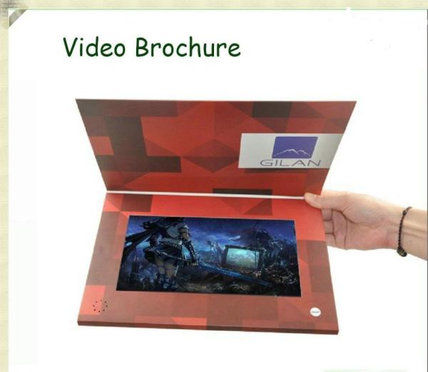 7 Inch Promotional Video Brochure Booklet , Real Estate Video Brochure