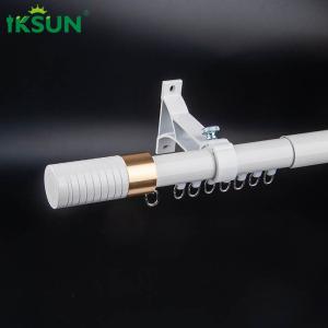 28" - 55" Pipe Drapery Metal Adjustable Curtain Rod Telescopic Tension Curtain