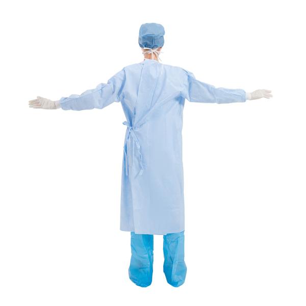 Sterile Disposable Surgical Gown AAMI Level 4 Full Back Type