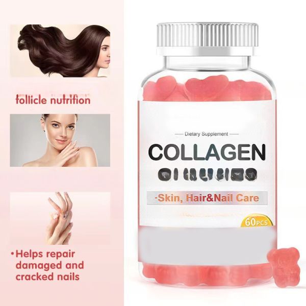 Wholesale Private label collagen protein gummies supplements joint health care and beauty skin