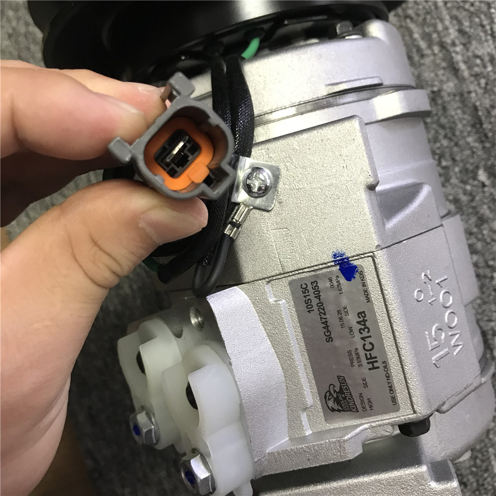 компрессор кондиционирования воздуха 20Y-979-612 для частей компрессора AC экскаватора PC200-7 SG447220-40531B KOMATSU