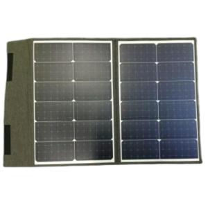 100W Lightweight 2-Fold Mono Solar Panel High Polymer Material for Camping and