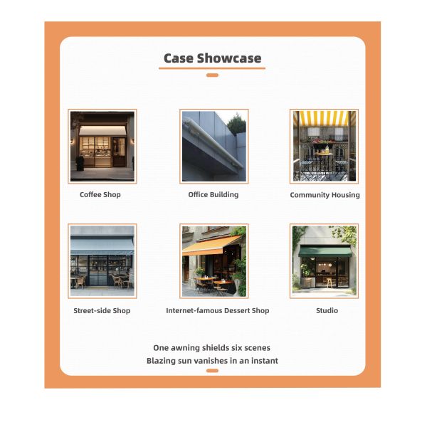 Villa Garden Thickened Folding Acrylic Sun Umbrella Waterproof Wind-Resistant Outdoor Commercial Shade Umbrella Customized