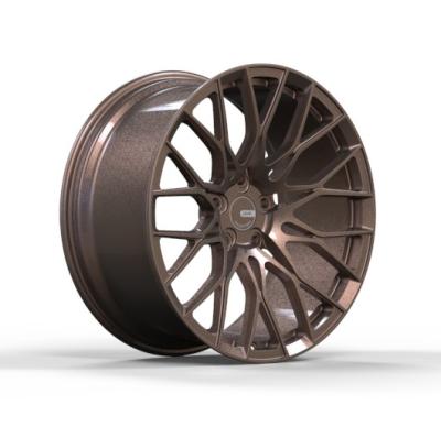 Rodas côncavas profundas forjadas feitas sob encomenda das rodas 10J 5x120 de BMW Porsche