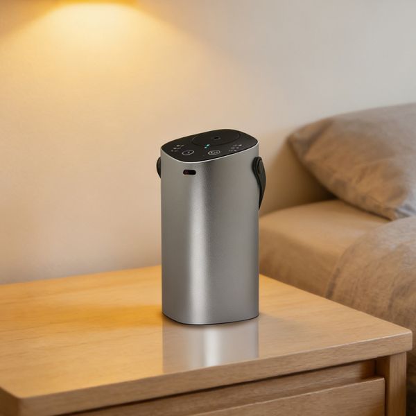 2000mAh Lithium Battery Rechargeable Aroma Diffuser For Home Two Fluid Atomization
