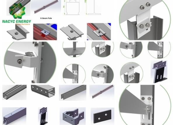Único projeto compatível projetado da montagem de Polo MetisSP sistema à terra solar