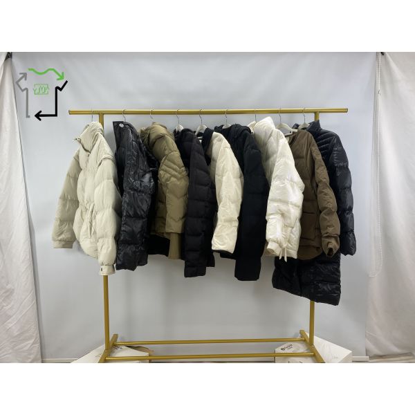 Wholesale Bulk Used Winter Clothing Grade A Quality Mixed Colors Polyester Cotton Jackets 
Used Winter Clothing