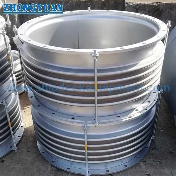 Tipo junção de expansão de aço inoxidável Marine Pipe Fittings da flange dos foles