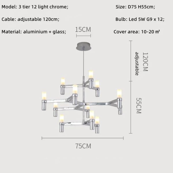Creative Art Deco Pendant Lights Modern Luxury Chandeliers Crown Magnum Pendant（WH-AP-604）