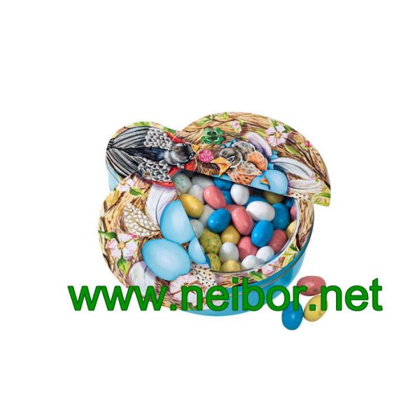 Gift and Food packaging Industrial Use luxury metal tin container in bee shape