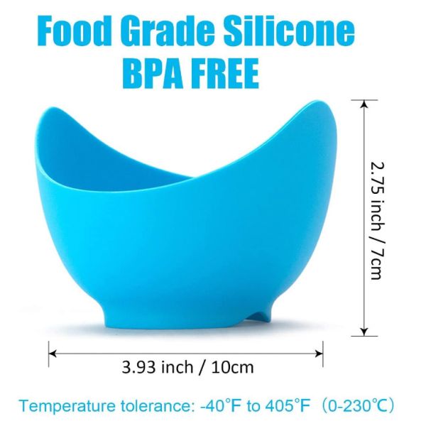 4 Pack Silicone Bulk Kitchen Supplies Egg Poacher For Microwave