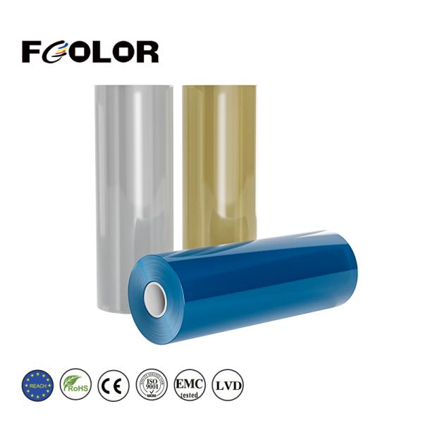 FCOLOR High Adhesion 30CM UV DTF Transfer Film Roll to Roll Clear Print for DIY Sticker UV Film Making Work With All UV  Printer