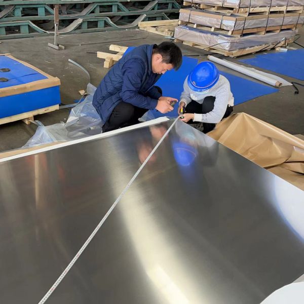 AISI ASTM Flat Aluminum Sheet Coated Embossed Aluminum Plate