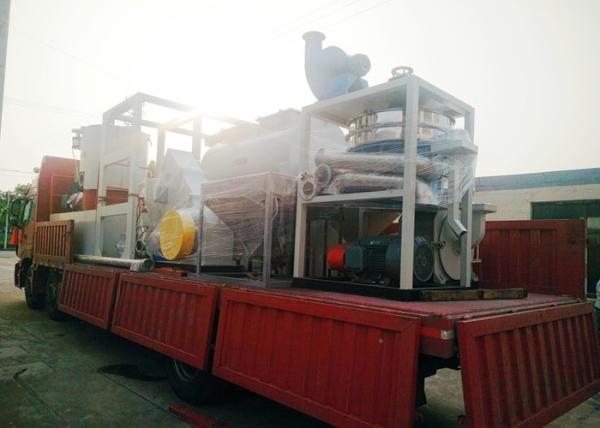 PVC Wallpaper Plastic Recycling Machine , Double Colding Plastic Extrusion Machine