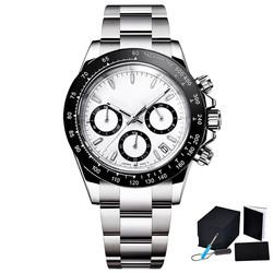 3ATM Japan Movt Watch Stainless Steel Back Quartz Black Date Function