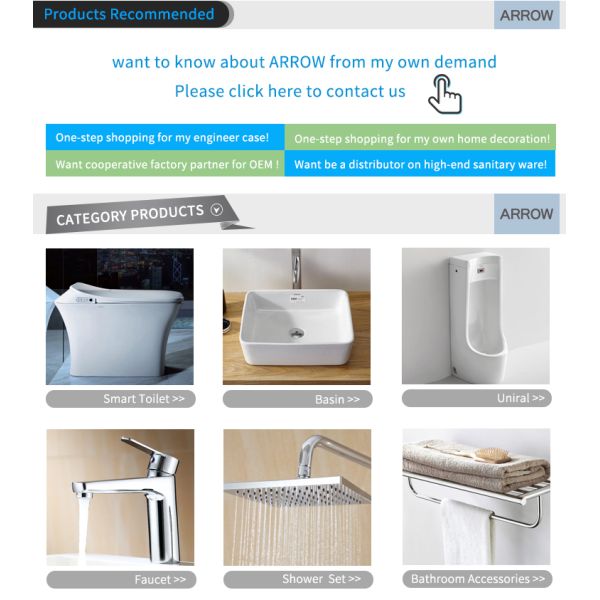 ARROW Brand Single Hole Mount Sensor Faucet with Ceramic Valve Core and Infrared Sense Technology
