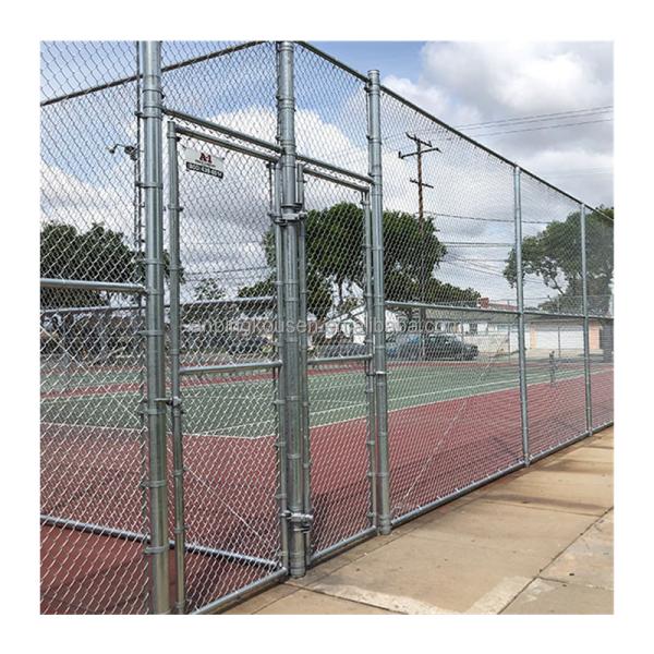 6ft X 50ft PVC Coated Galvanized Steel Chain Link Fencing for Industrial Applications