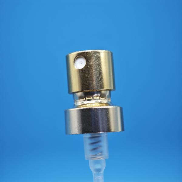0.1ml/t 15mm 16.3mm Silver Aluminium Cosmetic Crimp Sprayer Fine Mist Perfume Spray Pump