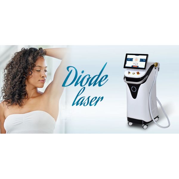 755nm 808nm 1064nm Diode Laser Hair Removal System With AI Smart Handle