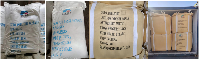 Food Grade Soda Ash Light Na2CO3 99.2% Sodium Carbonate Powder