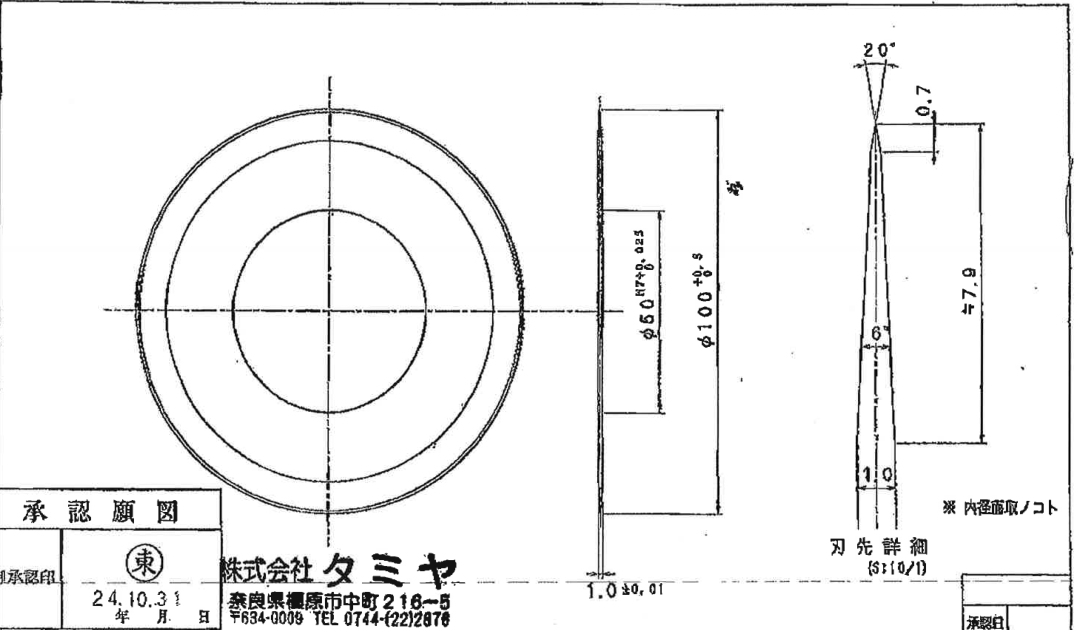 Professional Grade Corrugated Paper Tungsten Steel Disc Slitting Blade