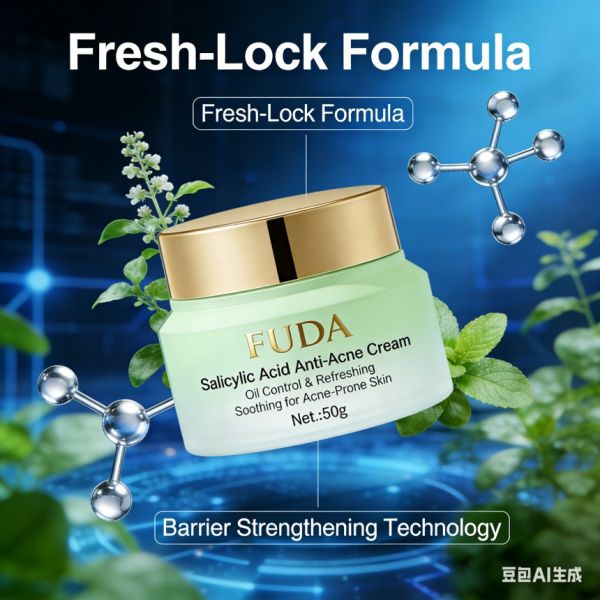 Salicylic Acid Acne Treatment Cream, Moisture-Locking Repair Long-Term Anti-Acne