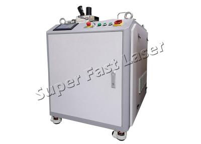 Projeto ergonômico Handheld da máquina 1064nm da limpeza do laser da superfície de metal
