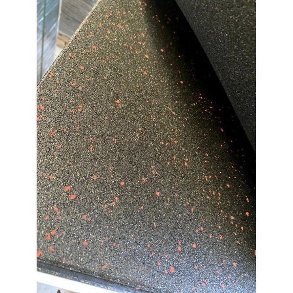 Industry-Leading EPDM Gym Rubber Floor Tile with Pure Color or Black Ground and DOT Design in Thicknesses From 15mm to 50mm