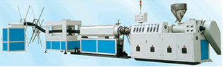 Full Automize PP / PE Plastic Pipe Extrusion Single Screw Extruders