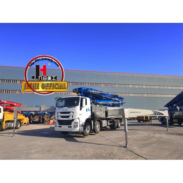 Concrete Pump Truck China JIUHE 56M Concrete Pump Truck Cement Boom Truck Concrete Pumping Equipment