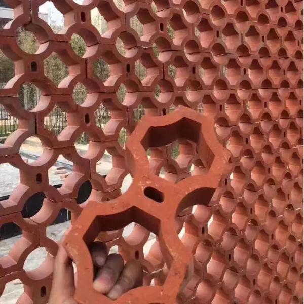 Wall Decoration Terracotta Hollow Bricks Frost Resistance Chinese Classical