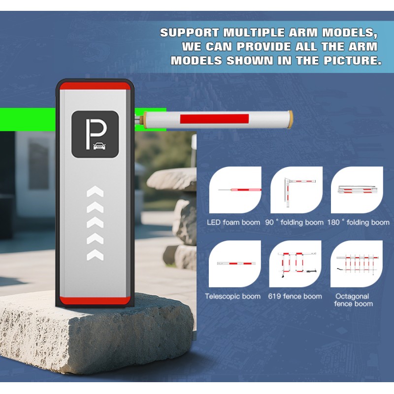 CW252 License Plate Recognition Parking Barrier Gate System