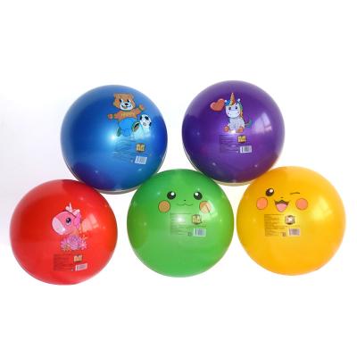 PVC Antiburst bola inflável de 5 polegadas, bola de campo de jogos pequena ultraleve
