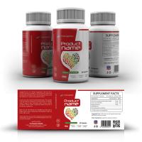 Supplément PVC privé flacon imprimable étiquettes de bouteille